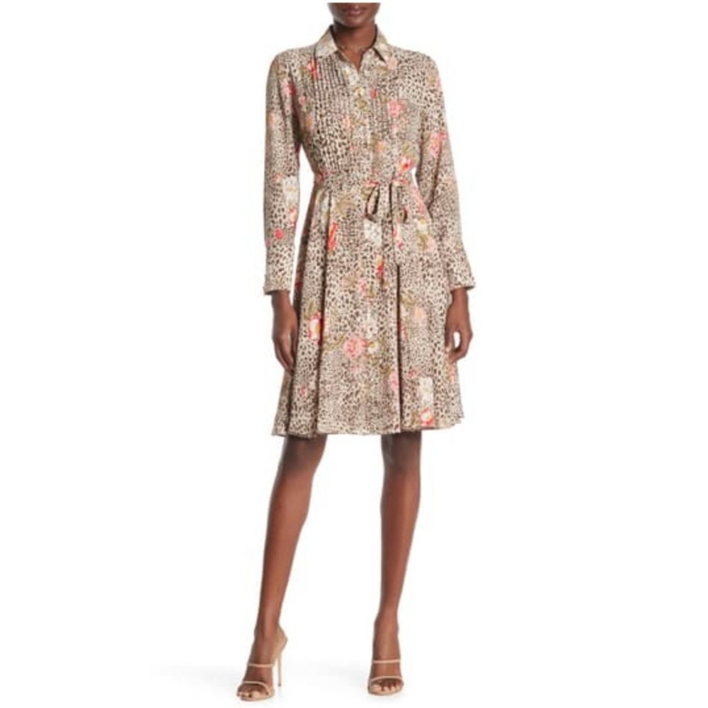 NWT nanette lepore Pintuck Shirt Dress